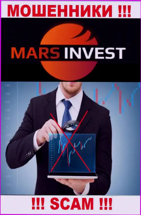 Вы не возвратите средства, отправленные в организацию Mars-Invest Com - это internet-жулики ! У них нет регулятора