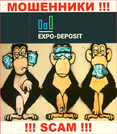 Взаимодействие с организацией Expo Depo приносит только лишь проблемы - будьте крайне осторожны, у internet мошенников нет регулирующего органа