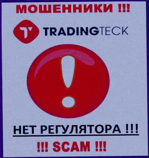 На сайте мошенников TradingTeck нет ни единого слова об регуляторе этой компании !!!