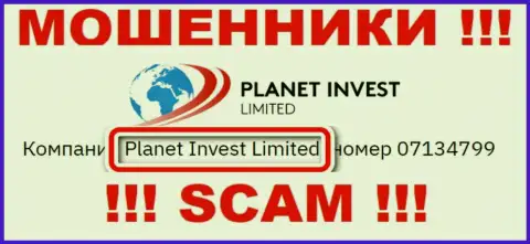 Planet Invest Limited владеющее конторой PlanetInvestLimited Com
