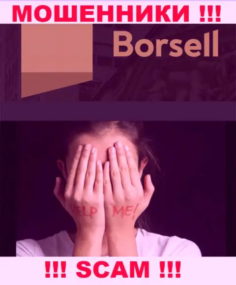 Если вдруг в брокерской компании Borsell у вас тоже увели вложенные деньги - ищите содействия, возможность их забрать имеется