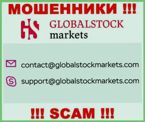 Установить контакт с интернет-мошенниками ГлобалСтокМаркетс можно по этому e-mail (инфа взята с их web-ресурса)