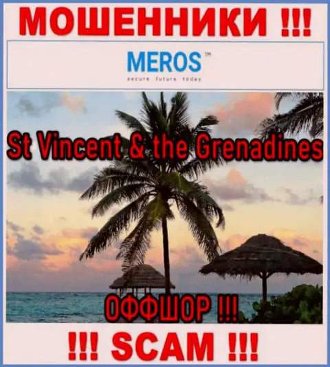 St Vincent & the Grenadines - это юридическое место регистрации организации МеросТМ