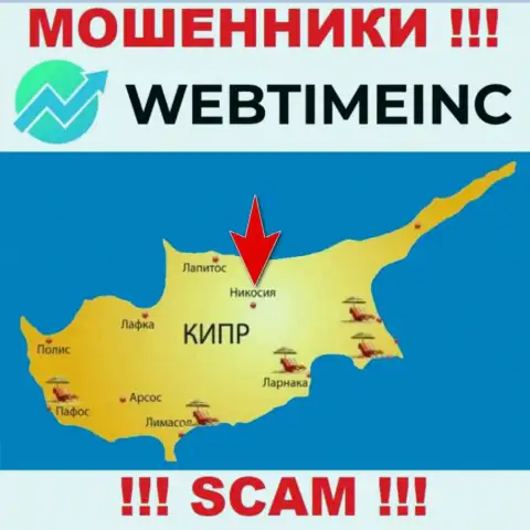 Организация WebTimeInc - это internet разводилы, находятся на территории Nicosia, Cyprus, а это оффшорная зона