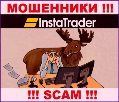 InstaTrader Net - это мошенники ! Не ведитесь на уговоры дополнительных вложений