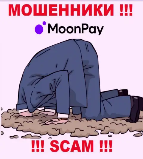 На сайте махинаторов MoonPay нет ни единого слова об регуляторе указанной компании !!!