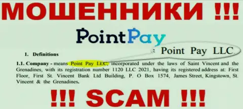 Point Pay LLC - это компания, которая руководит интернет мошенниками ПоинтПэй