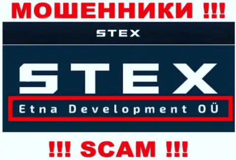 На онлайн-сервисе Stex Com сказано, что Etna Development OÜ - это их юридическое лицо, однако это не значит, что они надежны