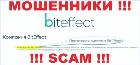 Будьте очень бдительны, направление работы Bit Effect, Платёжная система - это лохотрон !