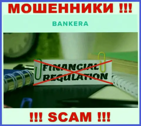 Отыскать материал об регуляторе internet-аферистов Bankera нереально - его нет !!!