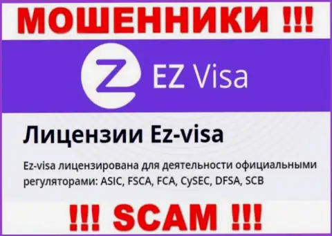 Неправомерно действующая организация EZ-Visa Com контролируется мошенниками - FCA