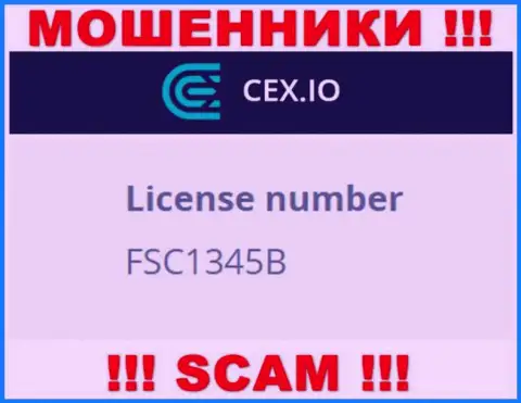 Номер лицензии мошенников CEX, у них на web-ресурсе, не отменяет реальный факт облапошивания людей