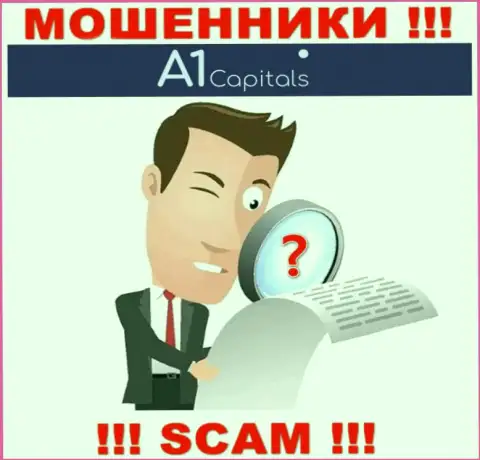 A1 Capitals не удалось получить лицензию, поскольку не нужна она данным мошенникам
