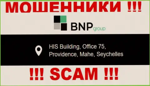 Незаконно действующая компания BNPLtd Net пустила корни в офшорной зоне по адресу HIS Building, Office 75, Providence, Mahe, Seychelles, осторожно