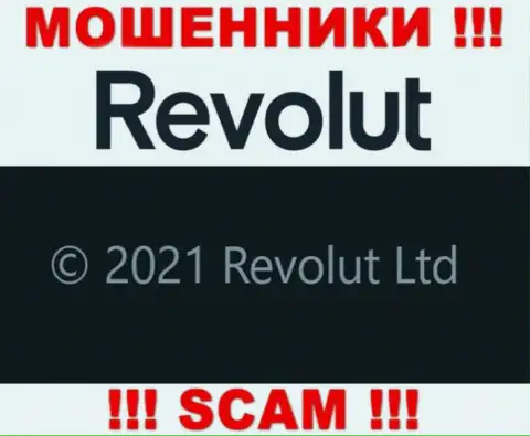 Юр лицо Revolut - это Revolut Limited, такую инфу представили мошенники на своем портале