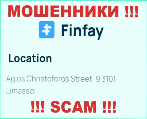 Офшорный официальный адрес ФинФей Ком - Agios Christoforos Street, 9 3101 Limassol, Cyprus