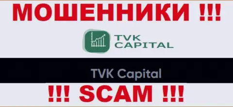 TVK Capital - юр. лицо мошенников TVK Capital