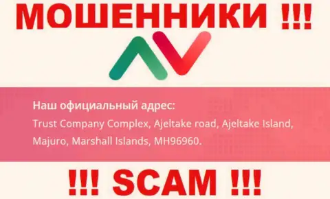 Не взаимодействуйте с Форекс Орг Ил - указанные internet-мошенники засели в оффшорной зоне по адресу Trust Company Complex, Ajeltake Road, Ajeltake Island, Majuro, Marshall Islands MH96960