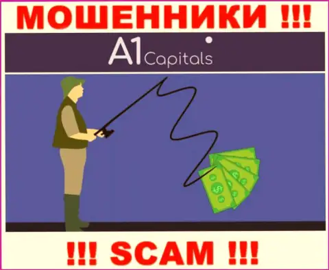 Не ведитесь на замануху internet-мошенников из организации А1 Капиталс, раскрутят на средства в два счета
