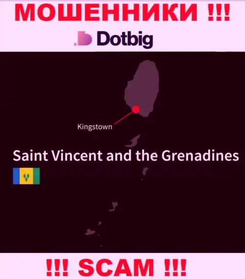 DotBig Com имеют оффшорную регистрацию: Сент-Винсент и Гренадины - будьте бдительны, мошенники