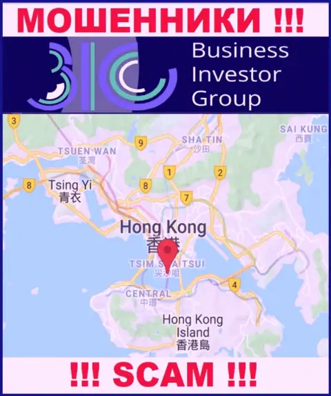 Оффшорное место регистрации БизнесИнвесторГрупп Ком - на территории Hong Kong