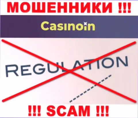 Инфу о регуляторе компании Casino In не отыскать ни у них на ресурсе, ни в сети