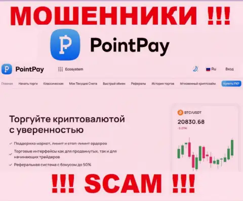 Crypto trading - то, чем промышляют мошенники PointPay